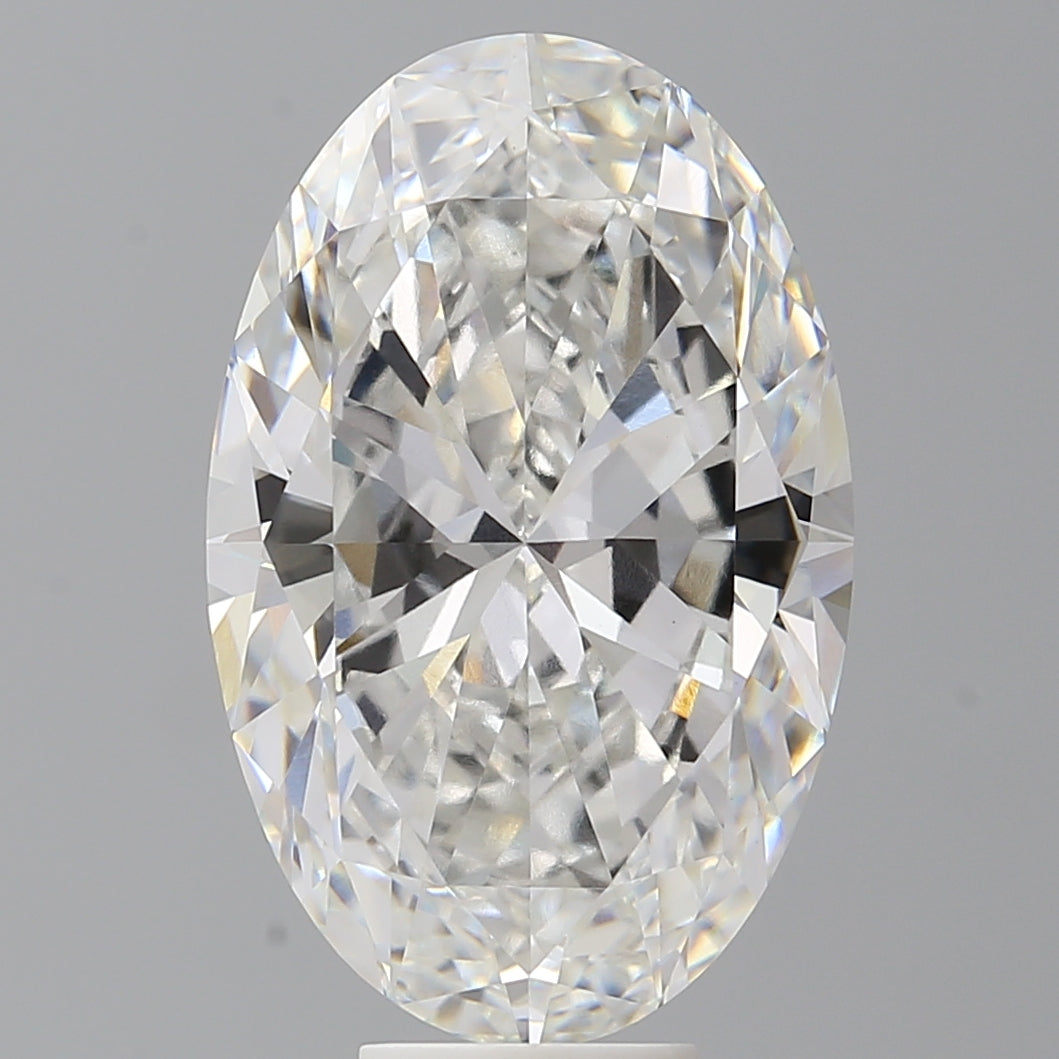 9.01 Carat Oval Shaped, Ideal Cut, F Color, VVS2 Clarity, IGI Certified Lab Grown Diamond