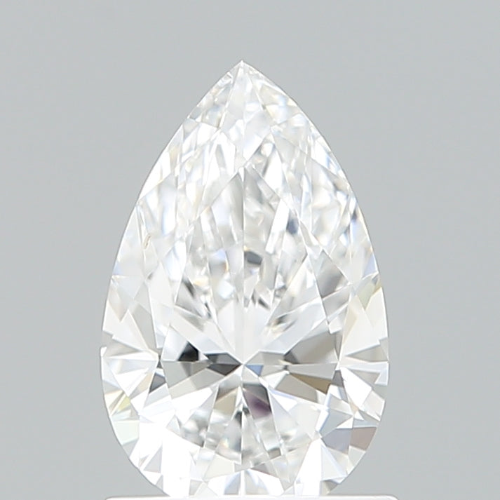 1.06 Carat Pear Shaped, Ideal Cut, E Color, VVS1 Clarity, IGI Certified Lab Grown Diamond