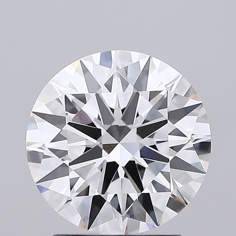 2.15 Carat Round Shaped, Ideal Cut, E Color, VVS2 Clarity, IGI Certified Lab Grown Diamond