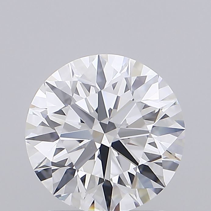 1.51 Carat Round Shaped, Ideal Cut, D Color, VVS2 Clarity, IGI Certified Lab Grown Diamond