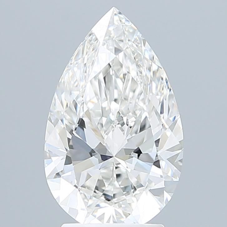3.01 Carat Pear Shaped, Ideal Cut, F Color, VS1 Clarity, IGI Certified Lab Grown Diamond