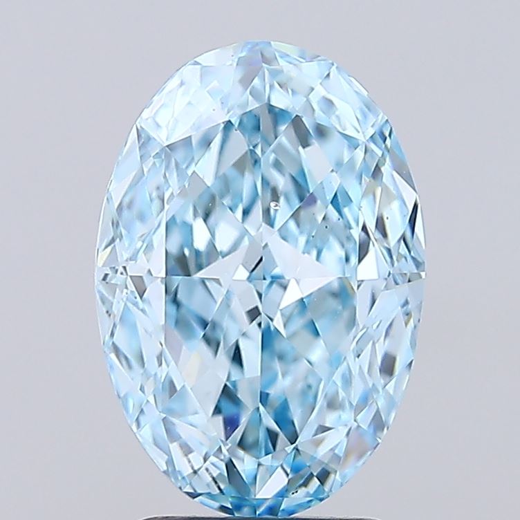 3.06 Carat Oval Shaped, Ideal Cut, VS2 Clarity, IGI Certified Lab Grown Diamond