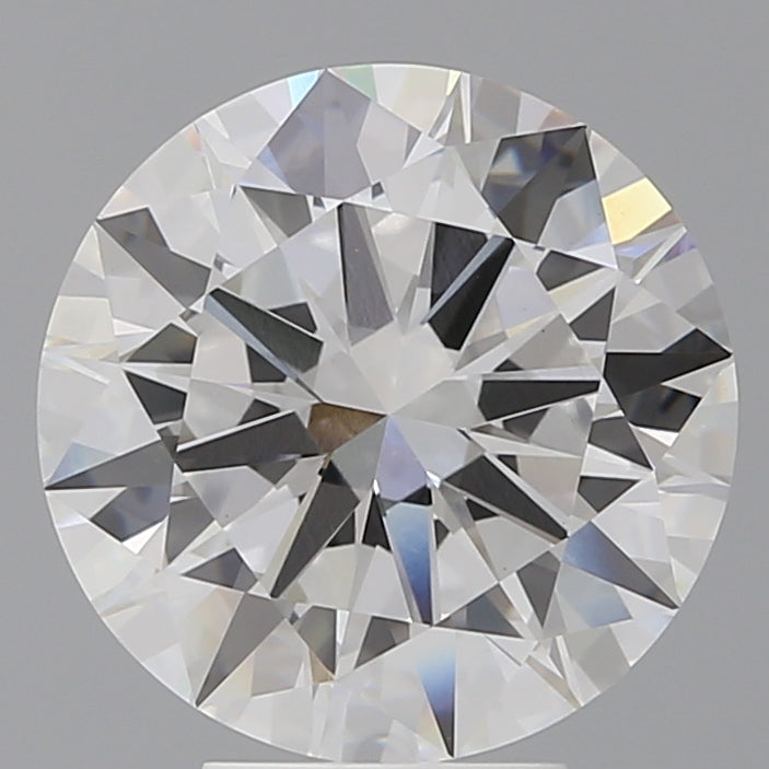 5.54 Carat Round Shaped, Excellent Cut, E Color, VVS2 Clarity, IGI Certified Lab Grown Diamond