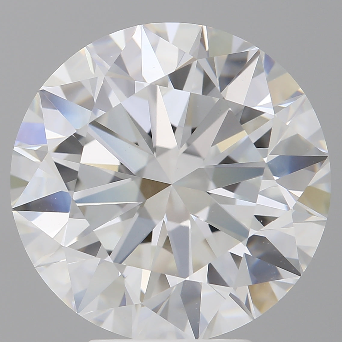 6.01 Carat Round Shaped, Excellent Cut, E Color, VVS2 Clarity, IGI Certified Lab Grown Diamond