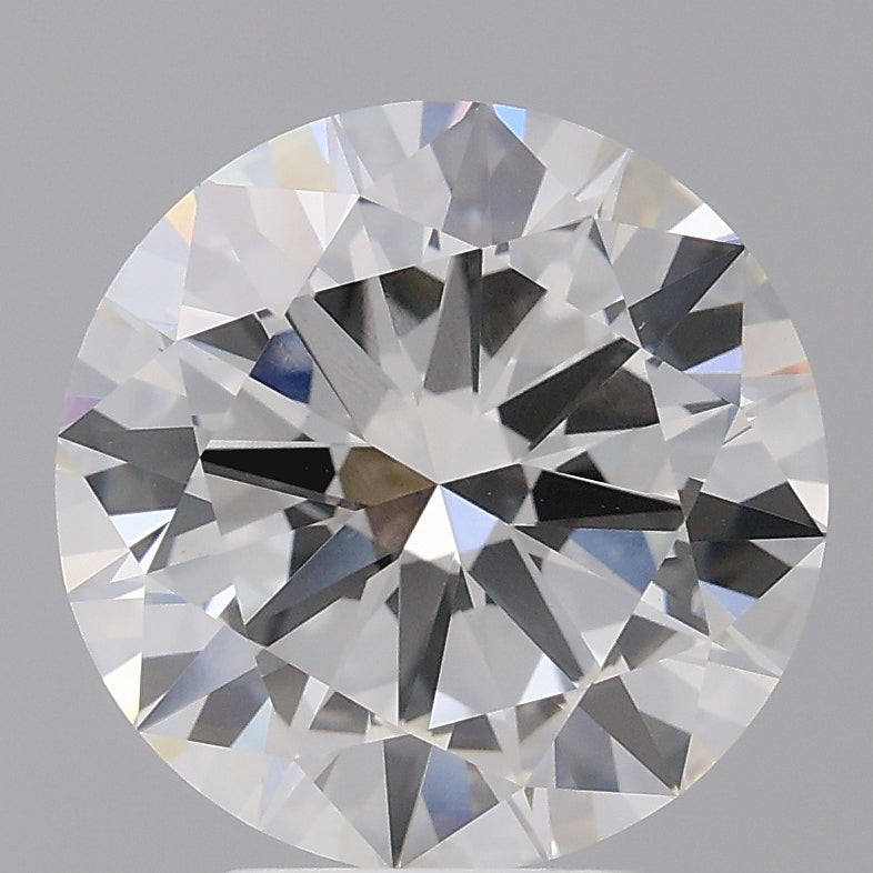 4.50 Carat Round Shaped, Excellent Cut, F Color, VS1 Clarity, IGI Certified Lab Grown Diamond