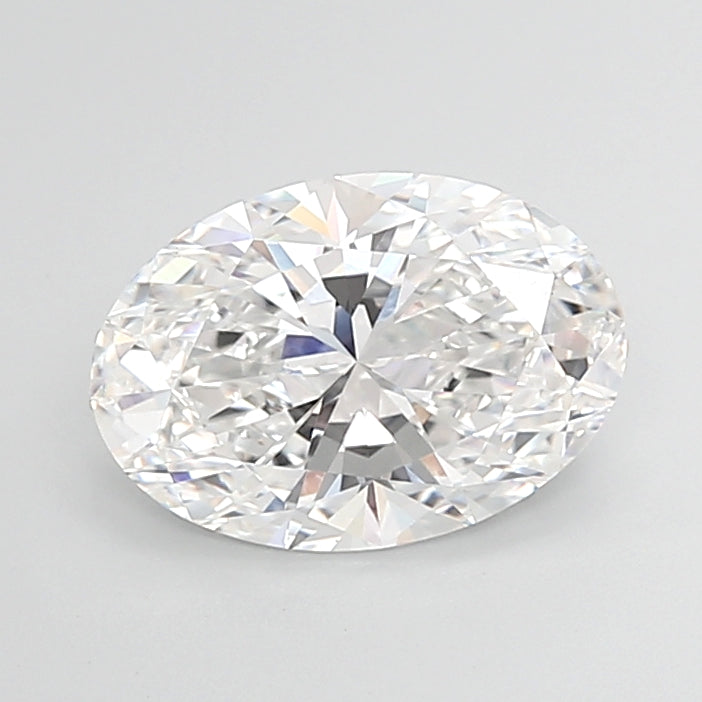 4.09 Carat Oval Shaped, Ideal Cut, E Color, VVS2 Clarity, IGI Certified Lab Grown Diamond