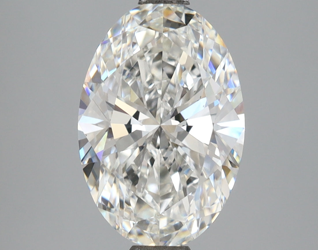 2.09 Carat Oval Shaped, Ideal Cut, D Color, VVS2 Clarity, IGI Certified Lab Grown Diamond
