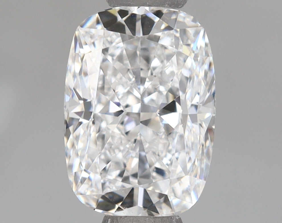 1.06 Carat Cushion Shaped, Excellent Cut, D Color, VVS2 Clarity, IGI Certified Lab Grown Diamond