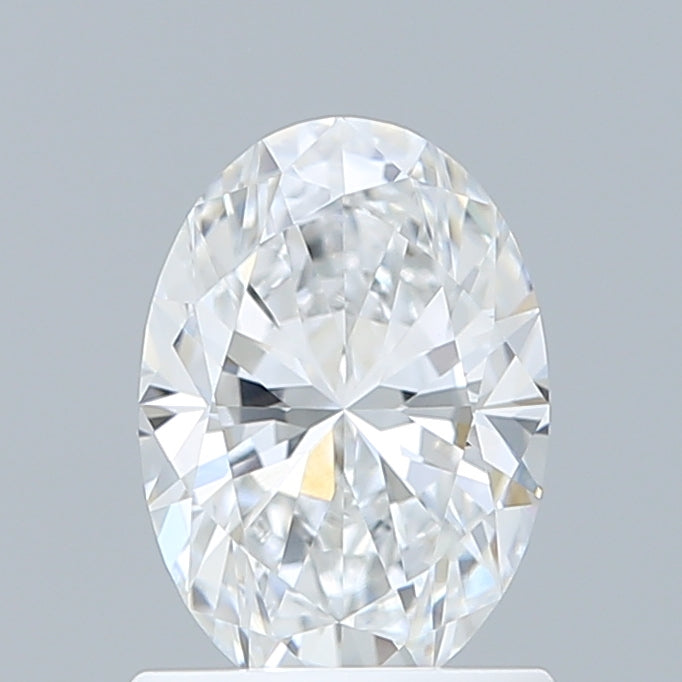 1.10 Carat Oval Shaped, Excellent Cut, D Color, VVS2 Clarity, IGI Certified Lab Grown Diamond