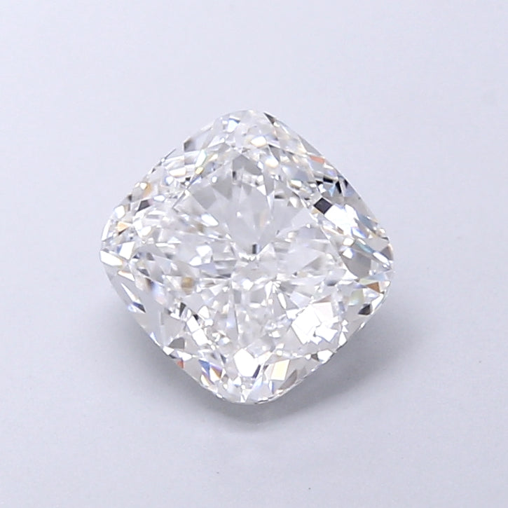 2.03 Carat Cushion Shaped, Very Good Cut, D Color, VVS1 Clarity, IGI Certified Lab Grown Diamond