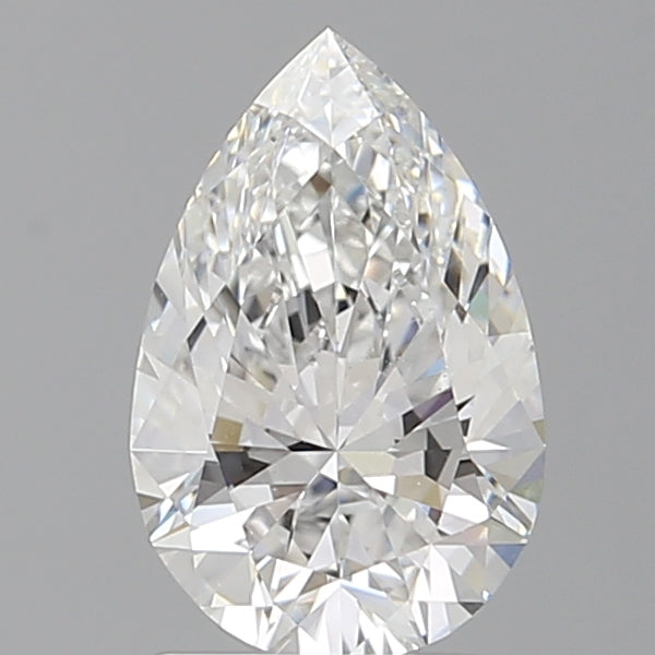 1.59 Carat Pear Shaped, Ideal Cut, E Color, VVS2 Clarity, IGI Certified Lab Grown Diamond