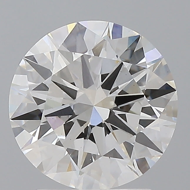 2.50 Carat Round Shaped, Excellent Cut, F Color, VS1 Clarity, IGI Certified Lab Grown Diamond