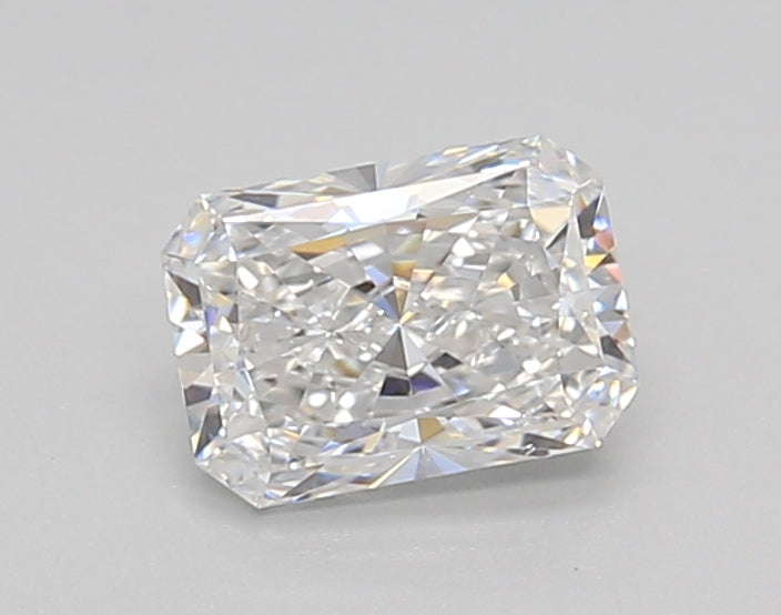 0.71 Carat Radiant Shaped, Ideal Cut, D Color, VS2 Clarity, IGI Certified Lab Grown Diamond