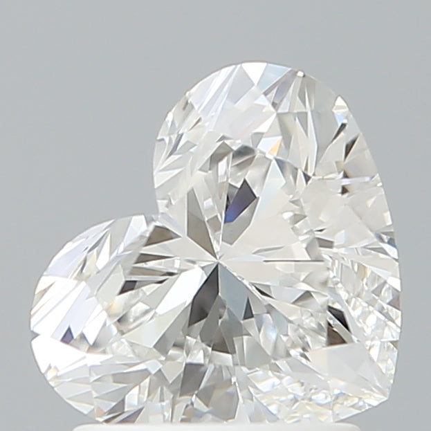 1.59 Carat Heart Shaped, Ideal Cut, E Color, VVS2 Clarity, IGI Certified Lab Grown Diamond