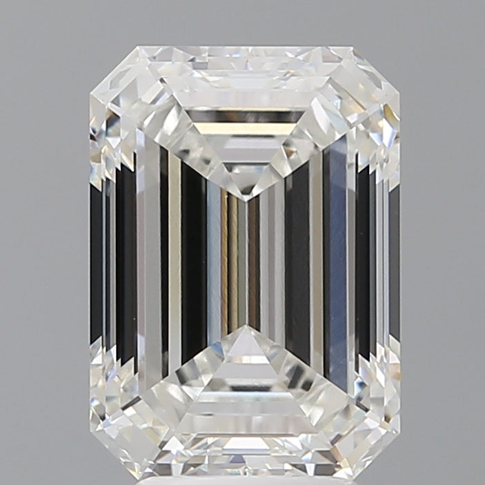 4.56 Carat Emerald Shaped, Excellent Cut, F Color, VVS2 Clarity, IGI Certified Lab Grown Diamond