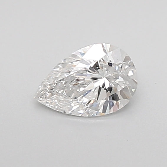 0.36 Carat Pear Shaped, Very Good Cut, D Color, VS2 Clarity, IGI Certified Lab Grown Diamond