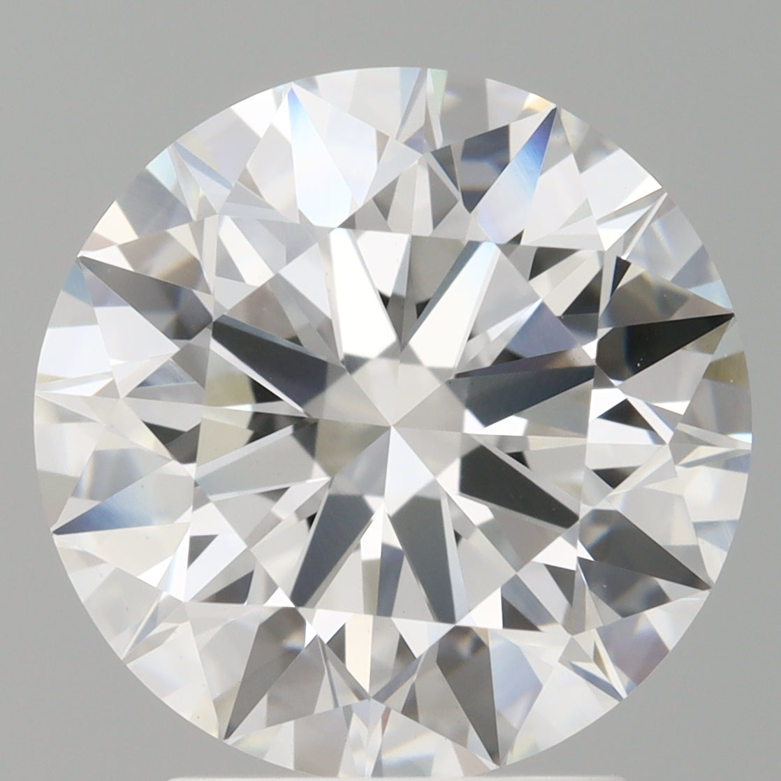 3.05 Carat Round Shaped, Ideal Cut, E Color, VVS2 Clarity, IGI Certified Lab Grown Diamond