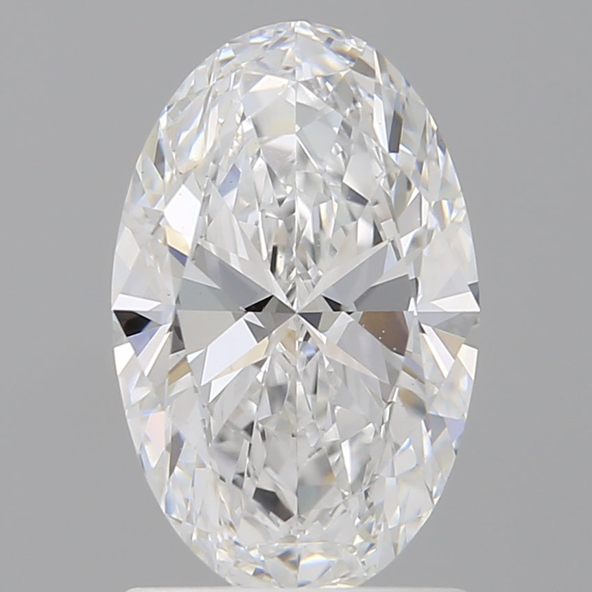 1.50 Carat Oval Shaped, Excellent Cut, D Color, VS1 Clarity, IGI Certified Lab Grown Diamond