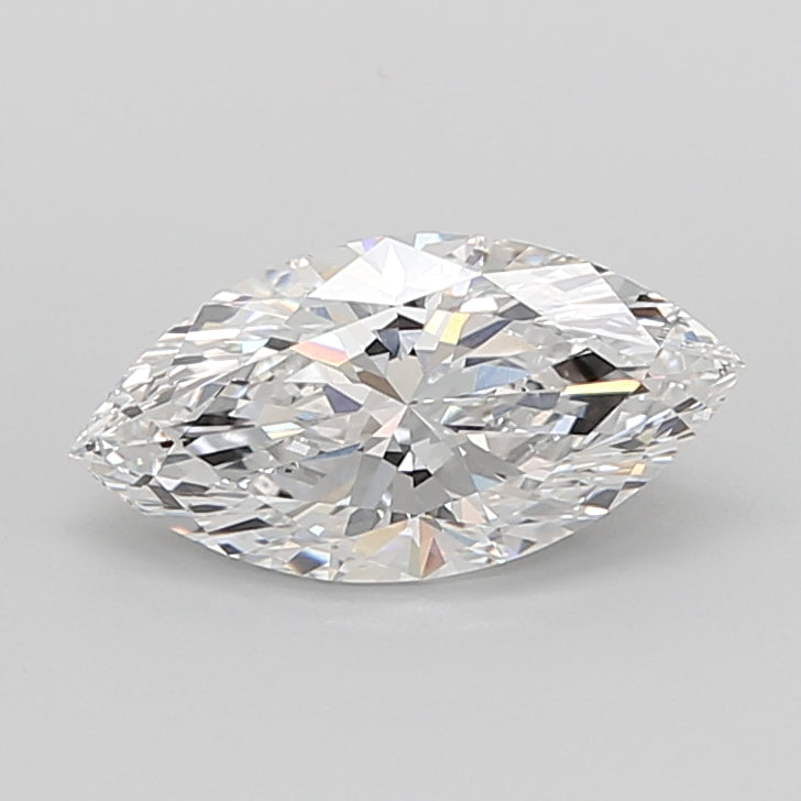 3.10 Carat Marquise Shaped, Ideal Cut, E Color, VVS2 Clarity, IGI Certified Lab Grown Diamond