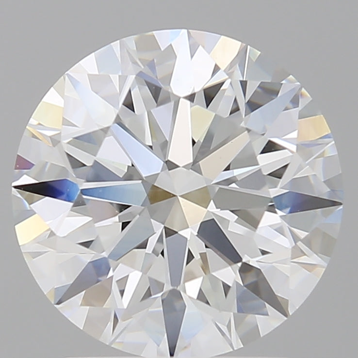 2.58 Carat Round Shaped, Ideal Cut, E Color, VVS2 Clarity, IGI Certified Lab Grown Diamond
