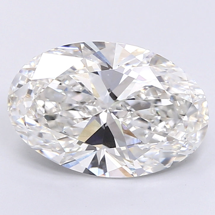 6.11 Carat Oval Shaped, Very Good Cut, G Color, VVS2 Clarity, IGI Certified Lab Grown Diamond