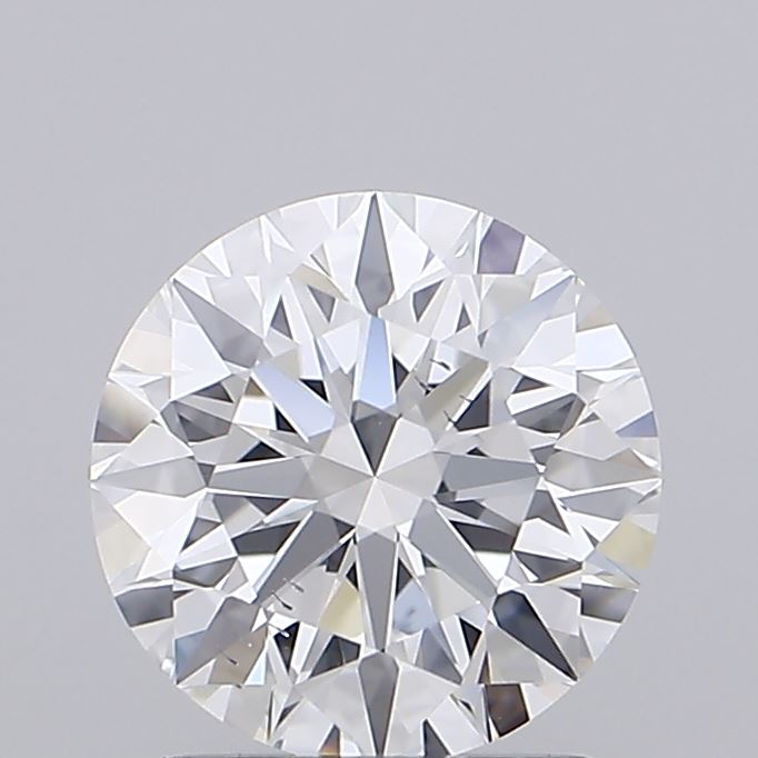 1.50 Carat Round Shaped, Ideal Cut, D Color, SI1 Clarity, IGI Certified Lab Grown Diamond