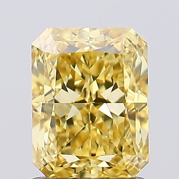 1.61 Carat Radiant Shaped, Excellent Cut, VS1 Clarity, IGI Certified Lab Grown Diamond