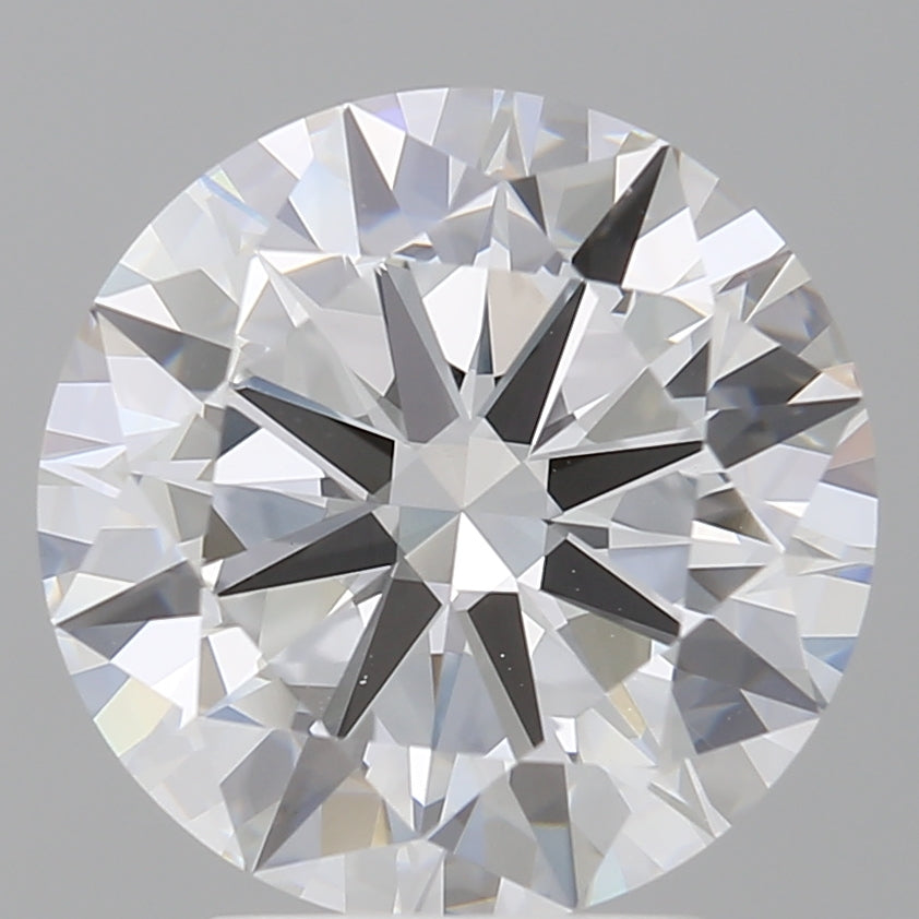 3.50 Carat Round Shaped, Excellent Cut, E Color, VVS2 Clarity, IGI Certified Lab Grown Diamond