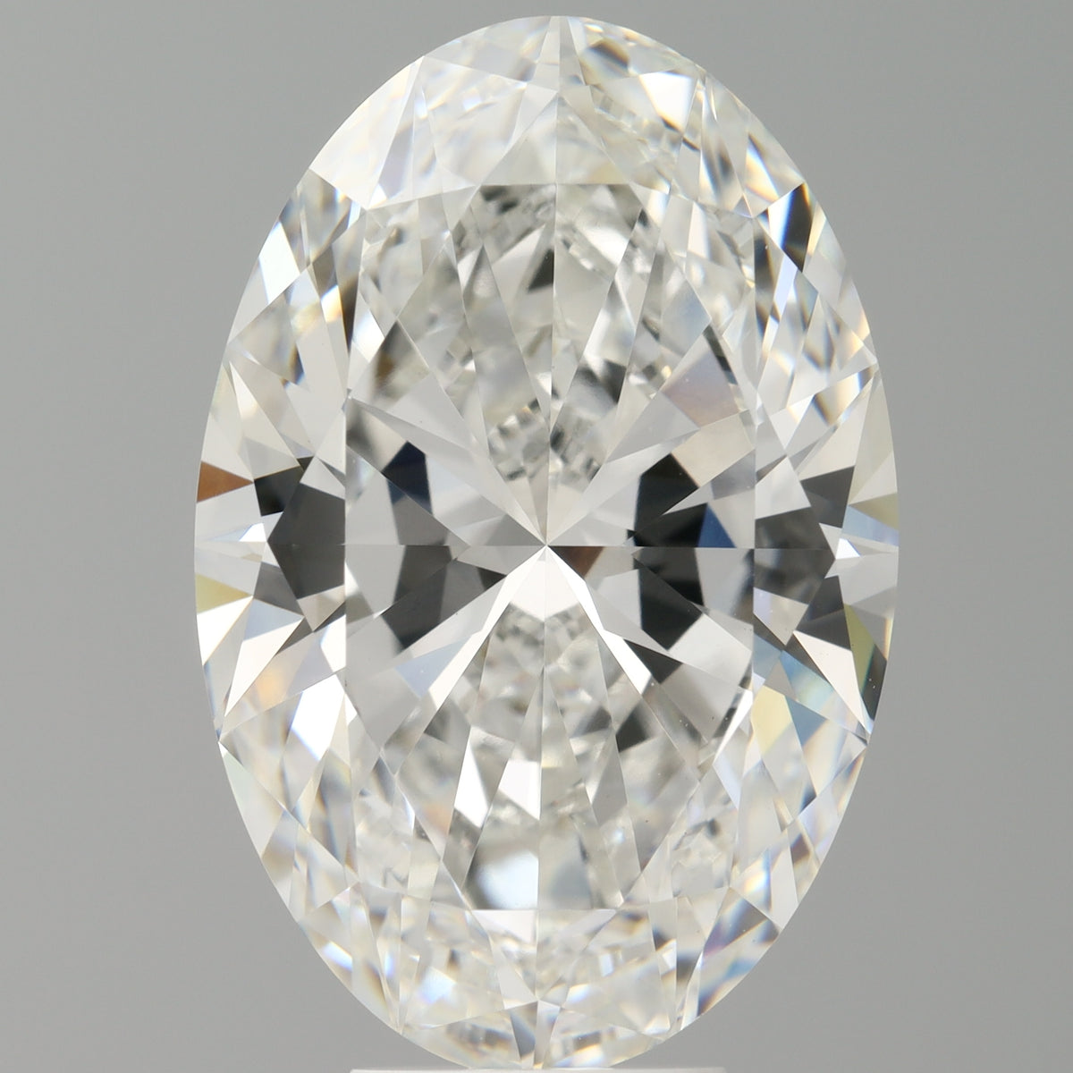 8.09 Carat Oval Shaped, Ideal Cut, F Color, VVS2 Clarity, IGI Certified Lab Grown Diamond