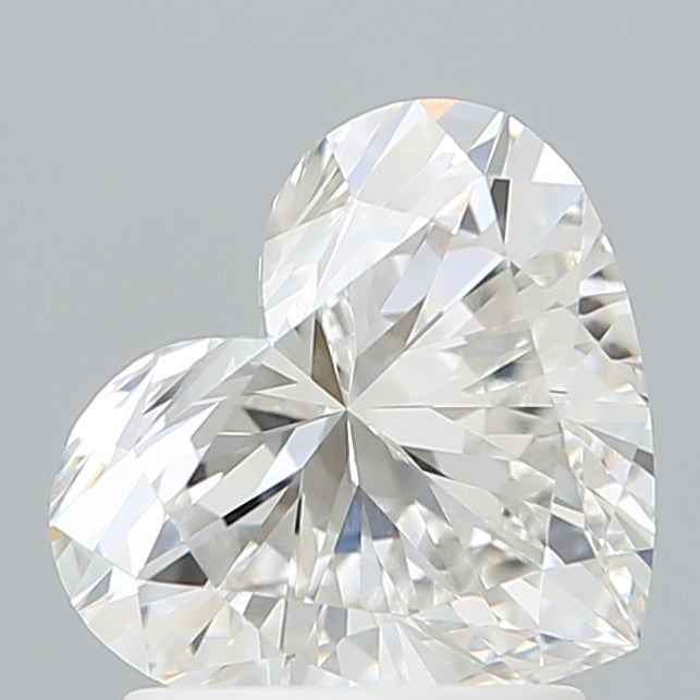 1.73 Carat Heart Shaped, Excellent Cut, F Color, VVS2 Clarity, IGI Certified Lab Grown Diamond