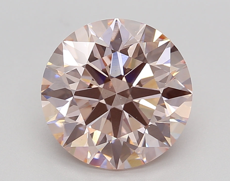 3.12 Carat Round Shaped, Ideal Cut, VS2 Clarity, IGI Certified Lab Grown Diamond