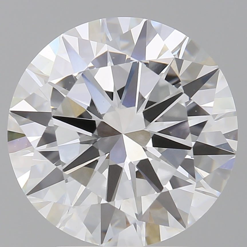4.01 Carat Round Shaped, Excellent Cut, E Color, VVS2 Clarity, IGI Certified Lab Grown Diamond