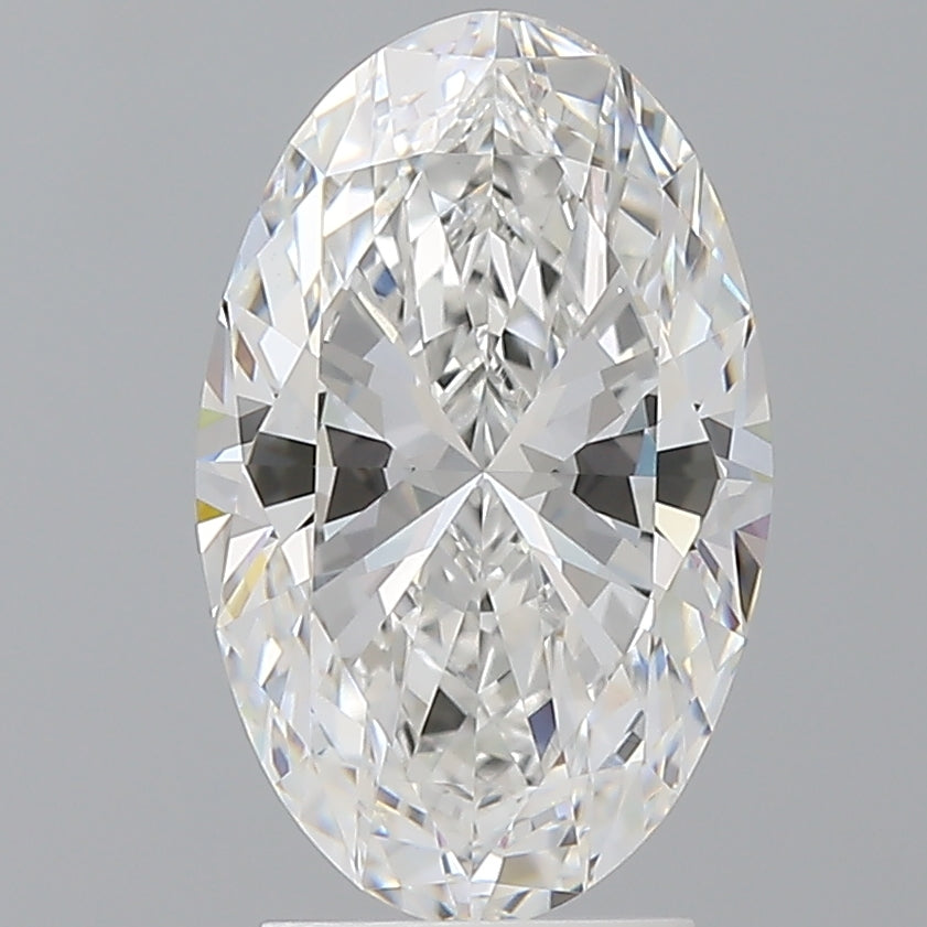 3.05 Carat Oval Shaped, Ideal Cut, E Color, VVS2 Clarity, IGI Certified Lab Grown Diamond