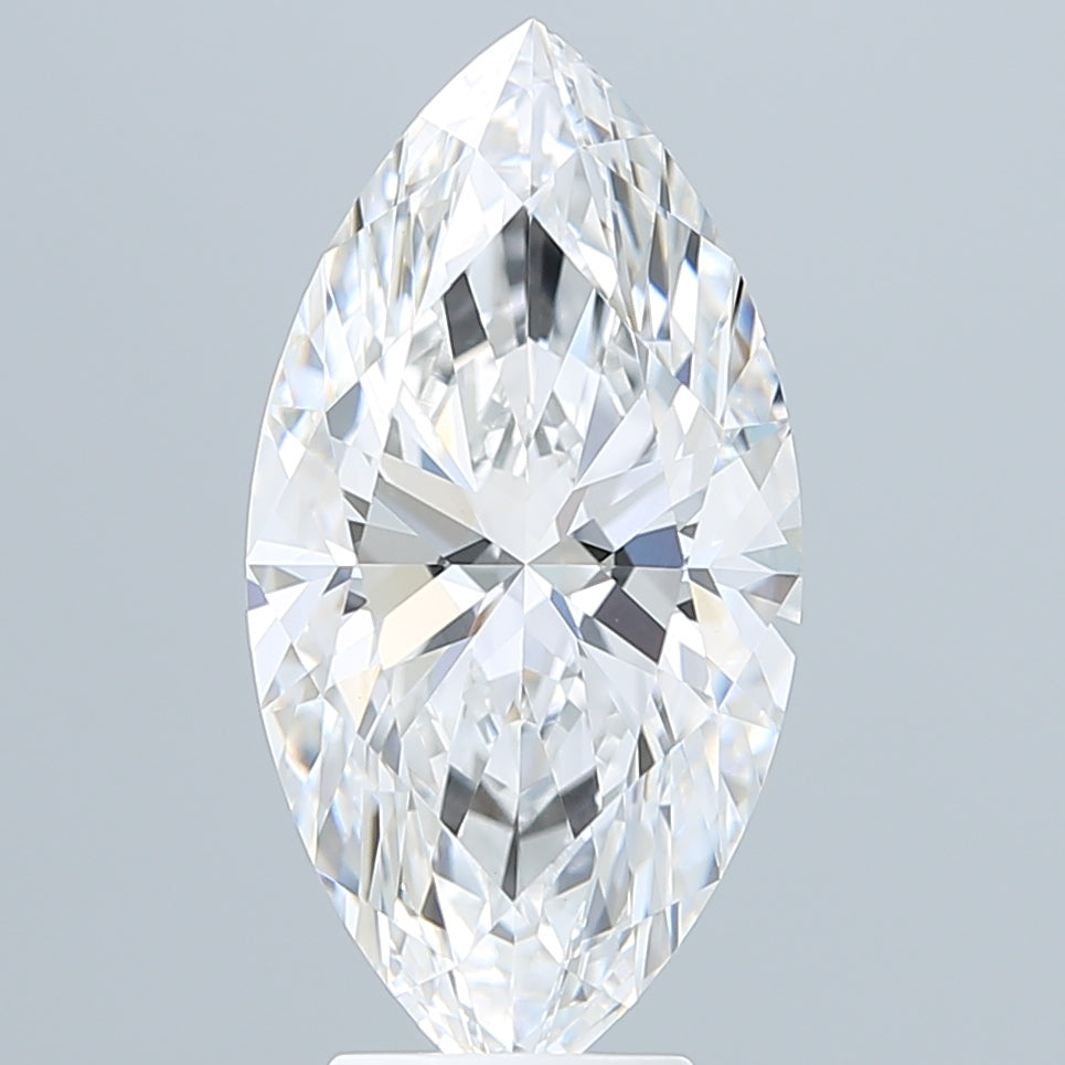 5.04 Carat Marquise Shaped, Ideal Cut, D Color, VS1 Clarity, IGI Certified Lab Grown Diamond