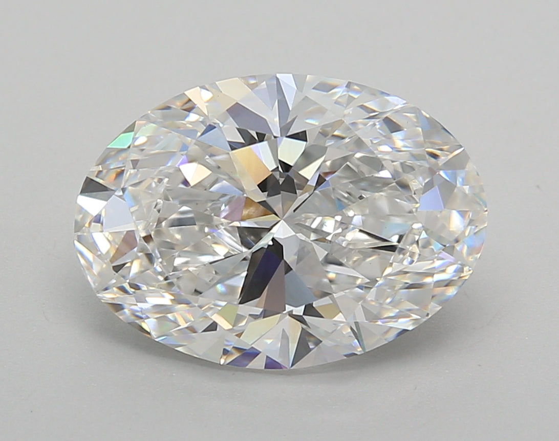 4.01 Carat Oval Shaped, Excellent Cut, E Color, VS1 Clarity, IGI Certified Lab Grown Diamond
