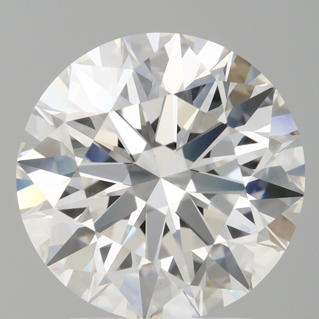 3.00 Carat Round Shaped, Excellent Cut, E Color, VVS2 Clarity, IGI Certified Lab Grown Diamond