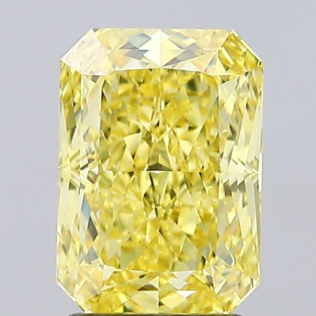 2.64 Carat Radiant Shaped, Excellent Cut, VVS2 Clarity, IGI Certified Lab Grown Diamond