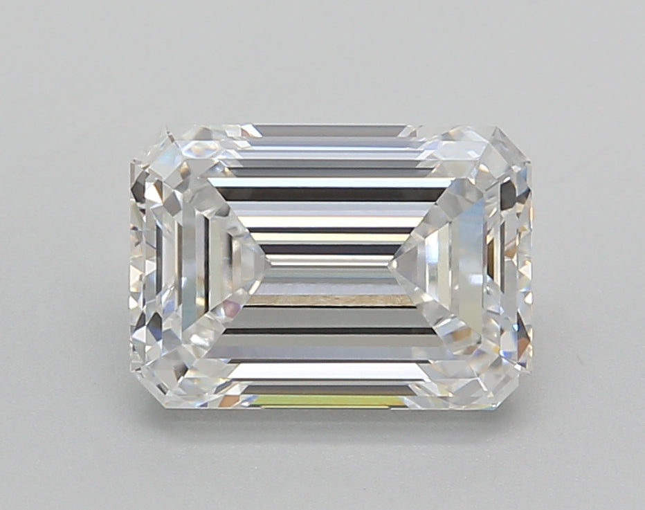 2.52 Carat Emerald Shaped, Excellent Cut, E Color, VVS2 Clarity, IGI Certified Lab Grown Diamond
