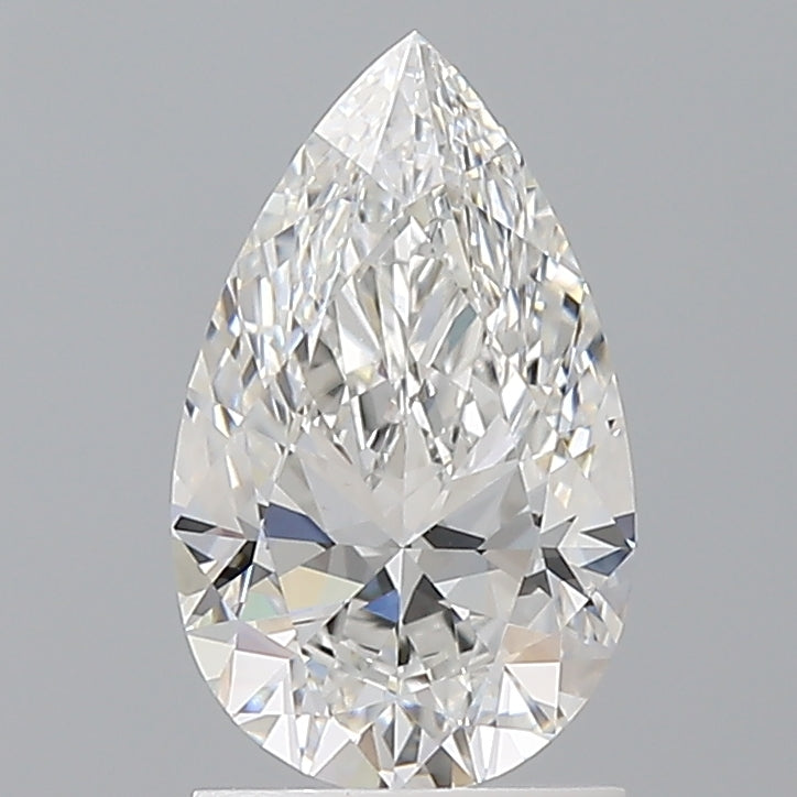 1.55 Carat Pear Shaped, Ideal Cut, E Color, VVS2 Clarity, IGI Certified Lab Grown Diamond