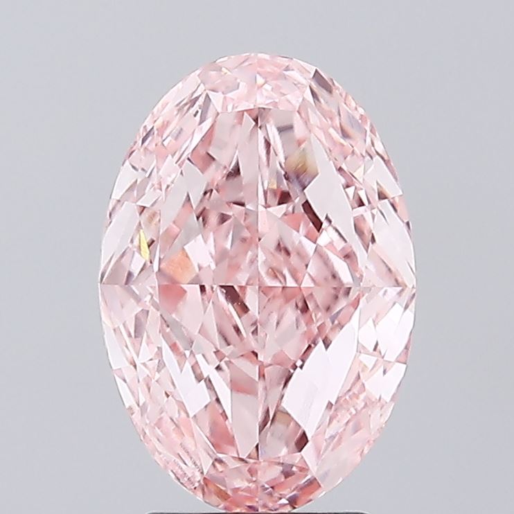 3.00 Carat Oval Shaped, Excellent Cut, VVS2 Clarity, IGI Certified Lab Grown Diamond