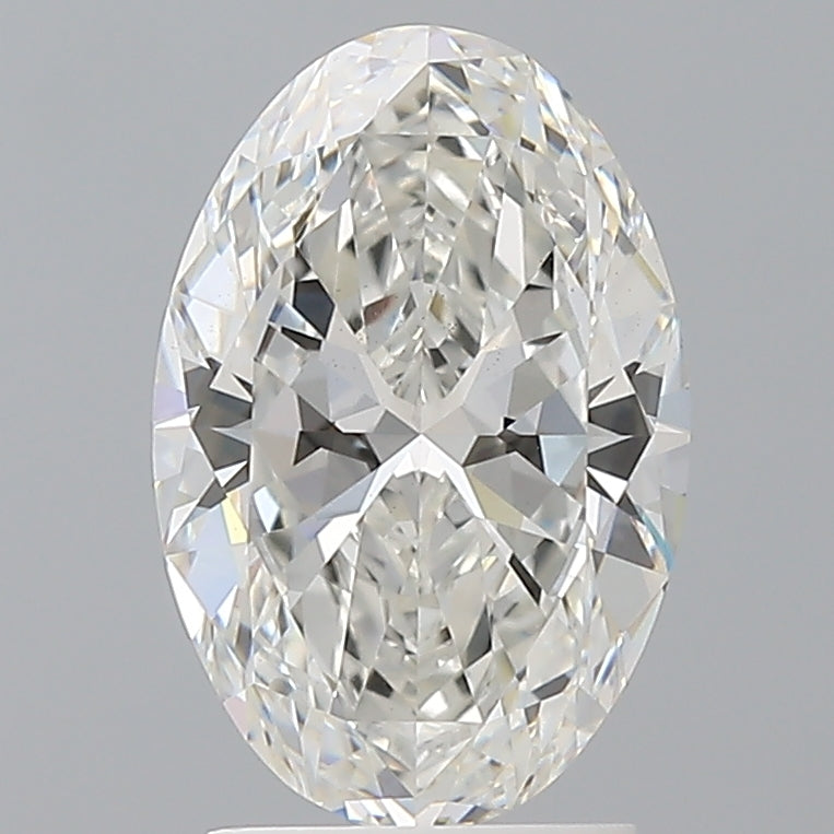 2.54 Carat Oval Shaped, Ideal Cut, F Color, VS1 Clarity, IGI Certified Lab Grown Diamond
