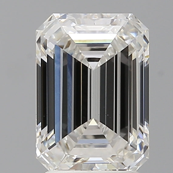 2.55 Carat Emerald Shaped, Ideal Cut, E Color, VS1 Clarity, IGI Certified Lab Grown Diamond