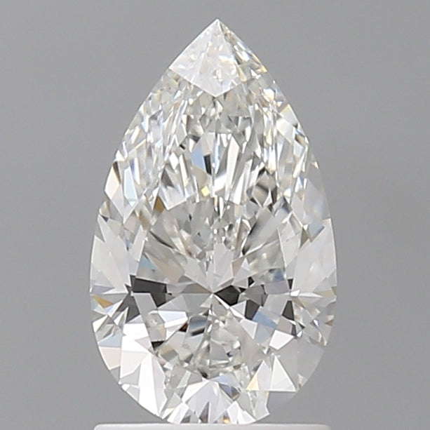 1.50 Carat Pear Shaped, Ideal Cut, F Color, VVS2 Clarity, IGI Certified Lab Grown Diamond