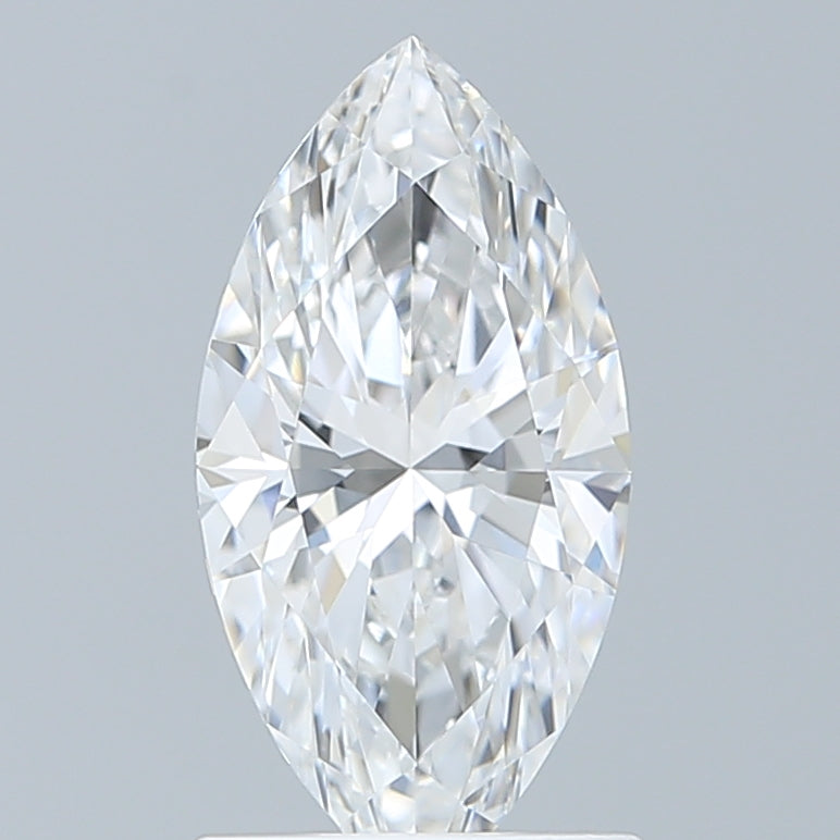 1.24 Carat Marquise Shaped, Ideal Cut, D Color, VVS2 Clarity, IGI Certified Lab Grown Diamond
