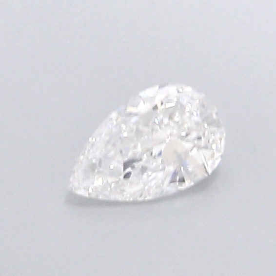 0.37 Carat Pear Shaped, Very Good Cut, D Color, VVS2 Clarity, IGI Certified Lab Grown Diamond