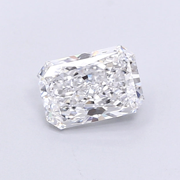 0.98 Carat Radiant Shaped, Very Good Cut, D Color, VVS1 Clarity, IGI Certified Lab Grown Diamond