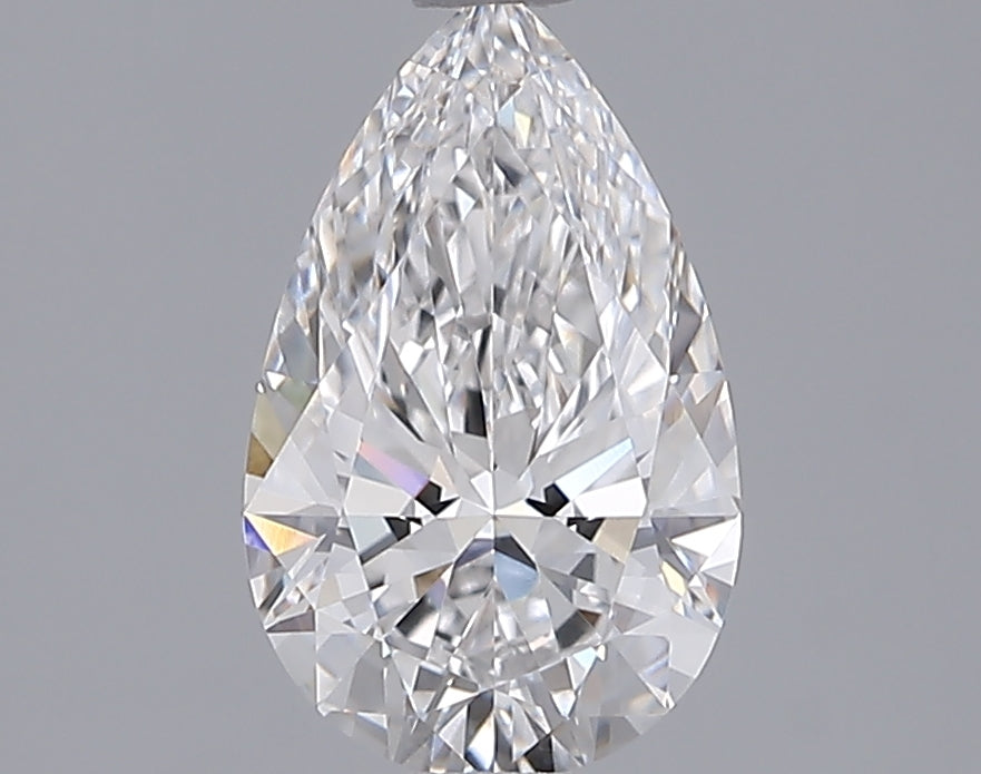 1.55 Carat Pear Shaped, Ideal Cut, D Color, VVS2 Clarity, IGI Certified Lab Grown Diamond