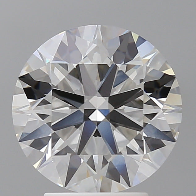 3.50 Carat Round Shaped, Excellent Cut, F Color, VVS2 Clarity, IGI Certified Lab Grown Diamond