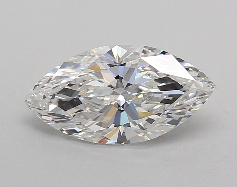 1.52 Carat Marquise Shaped, Excellent Cut, D Color, VVS2 Clarity, IGI Certified Lab Grown Diamond