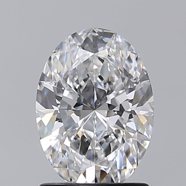 1.35 Carat Oval Shaped, Excellent Cut, D Color, VS1 Clarity, IGI Certified Lab Grown Diamond